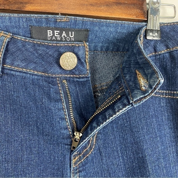 Beau Dawson Petite Skinny Denim Jeans Women's 4P Dark Blue - Picture 6 of 11